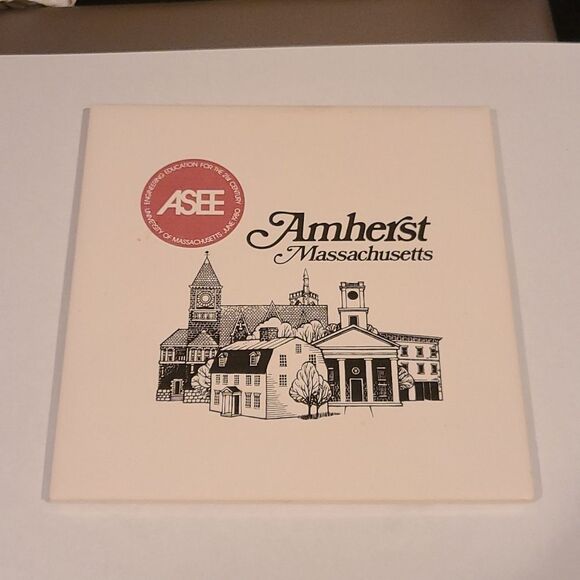 Amherst massachusetts ASEE 1980 tile - Picture 1 of 3